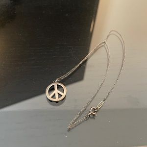 Tiffany Peace Necklace